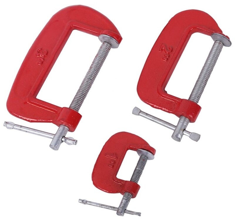 Set of 3 g clamps