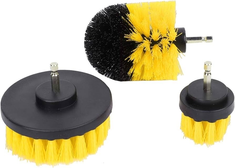 Cleaning drill brushes