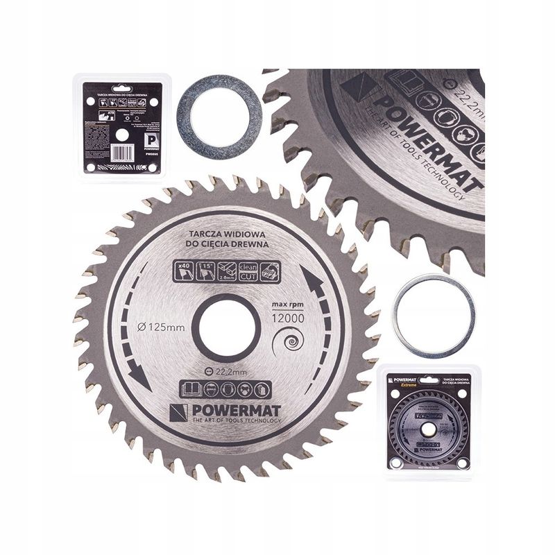 Wood cutting disc 125mm 40T angle grinder