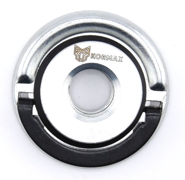 Self locking nut for angle grinder