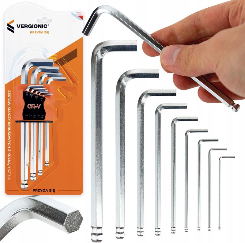 Set of allen keys 1.5-10mm