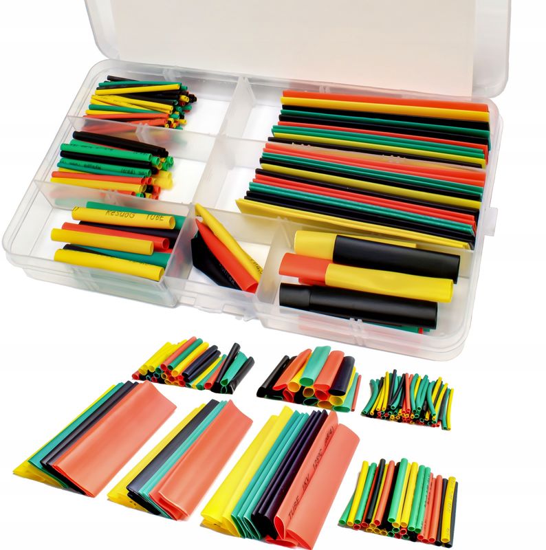 Set of heat shrink tubes 164 pcs