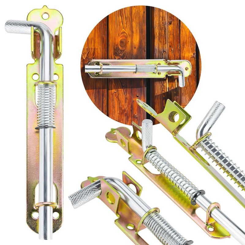 Latch bolt with spring for door gate 180 mm