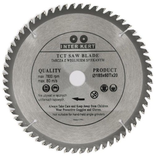 Wood cutting disc 185mm 60T