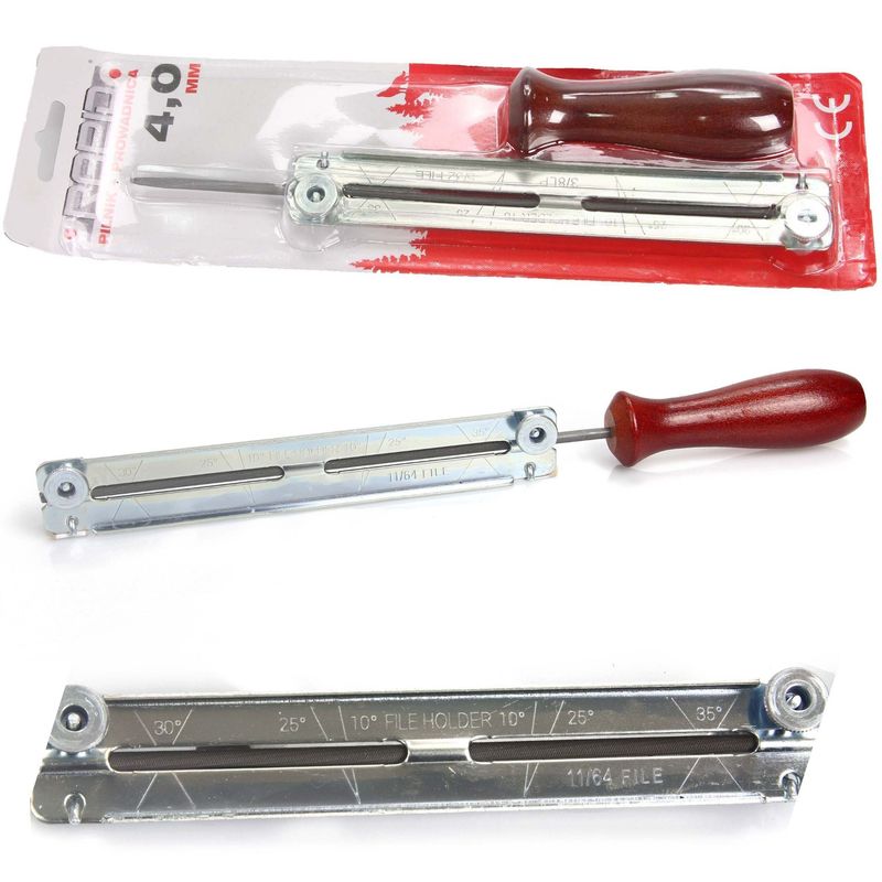 File with chain guide 4.0mm