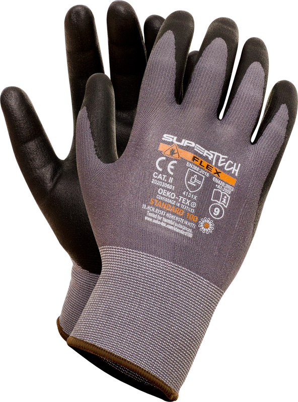 Working gloves super tech flex 3 pairs size 11