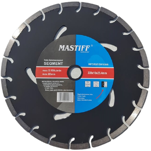 Diamond cutting disc 300mm segment