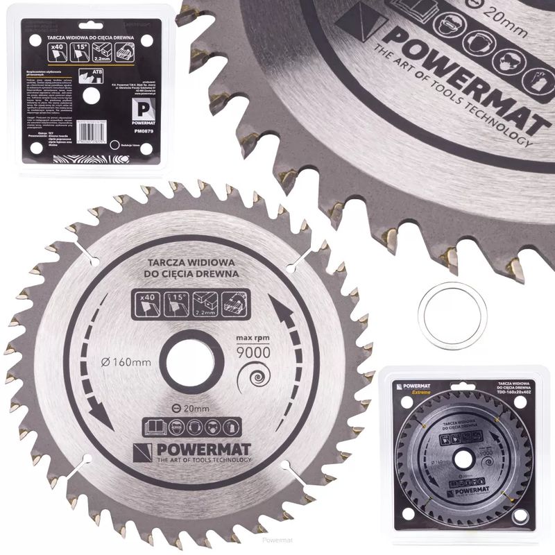 Wood cutting disc 160mm 40T