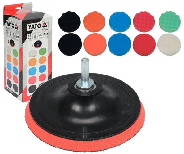 Cleaning and polishing pads 125mm 12pcs