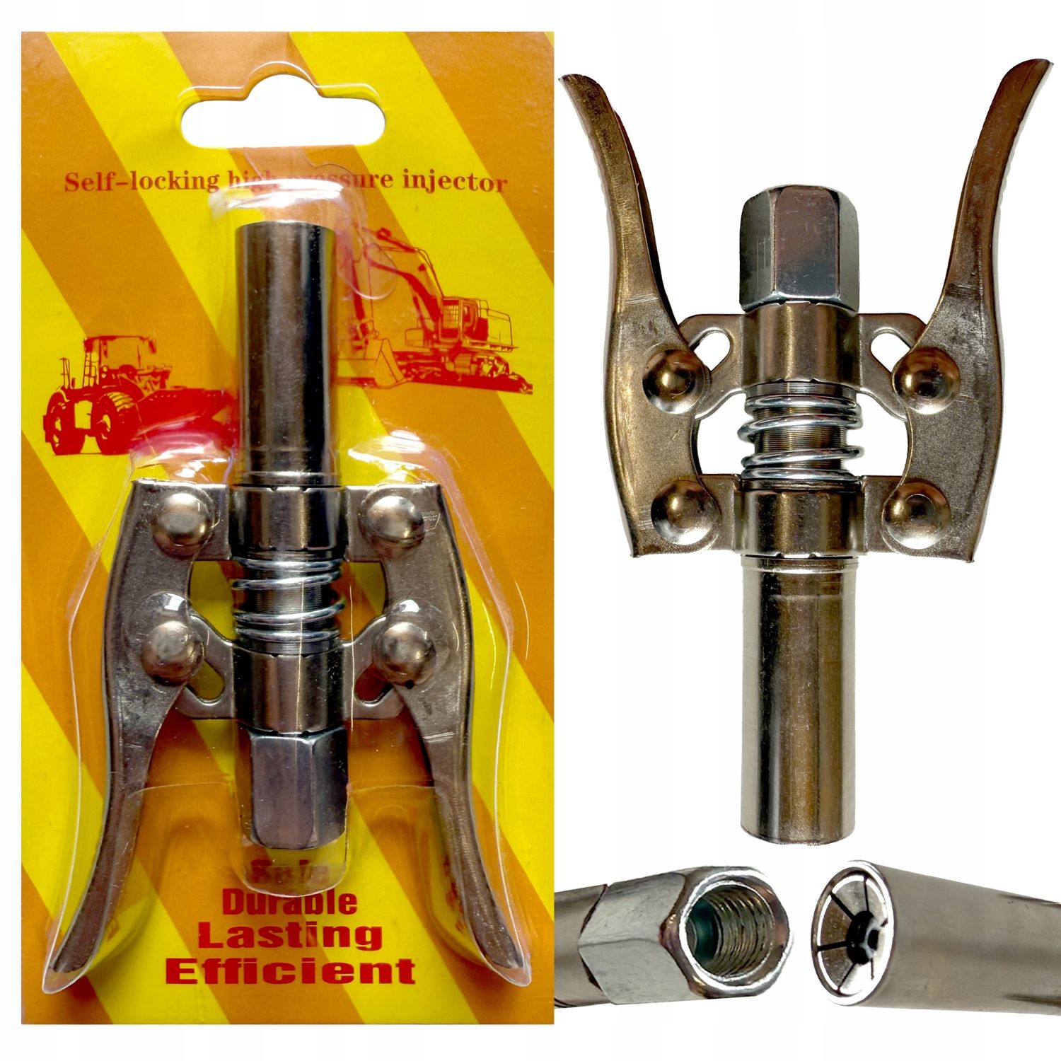 Grease Gun Coupler cup self locking