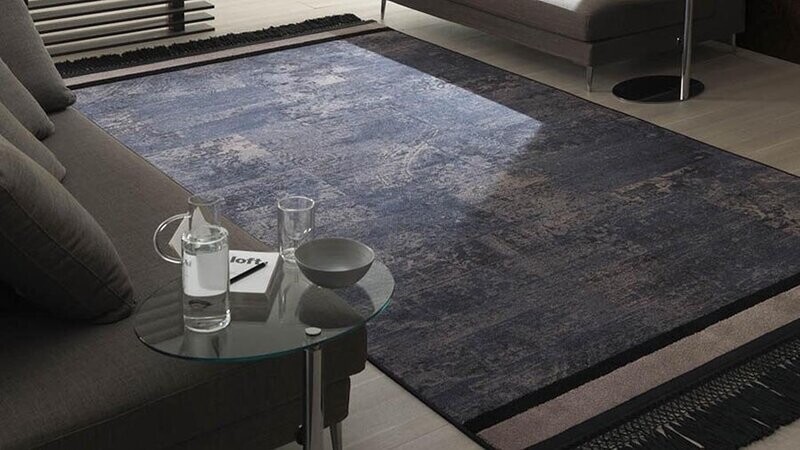 Tappeto blu