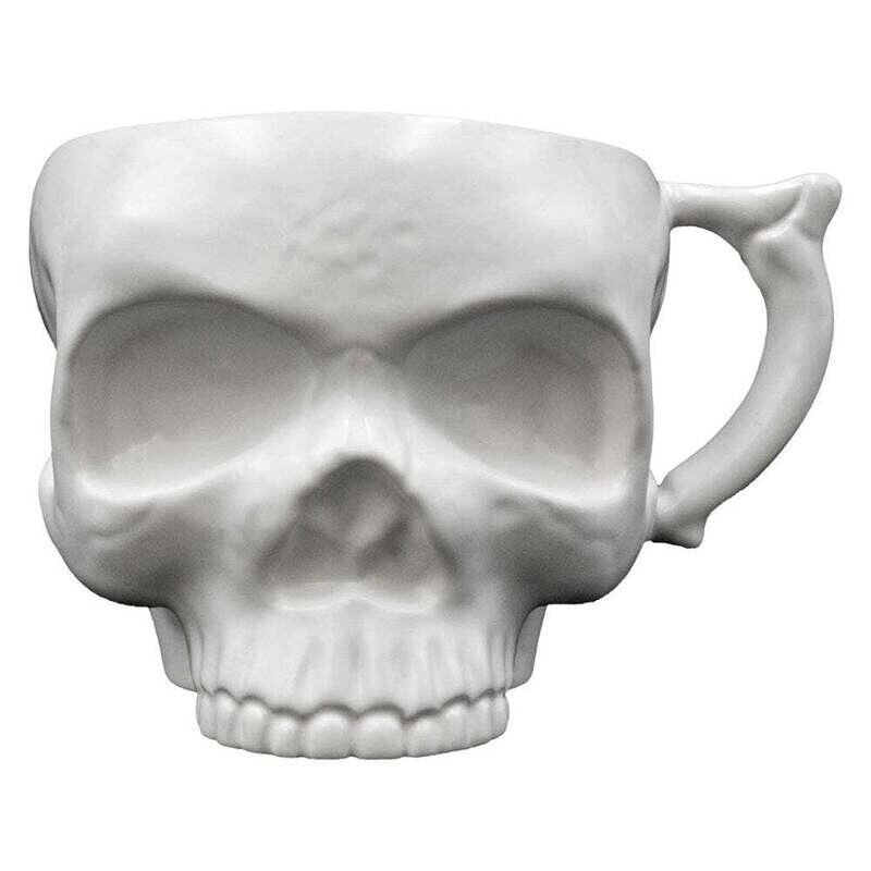 Skull Mega Mug Kreepsville Blanco