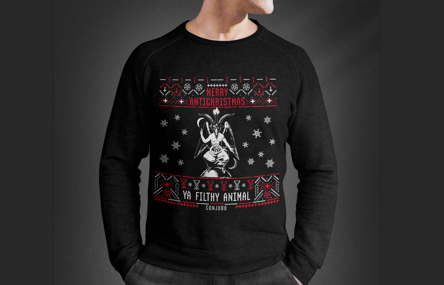 Ugly Sweater Baphomet