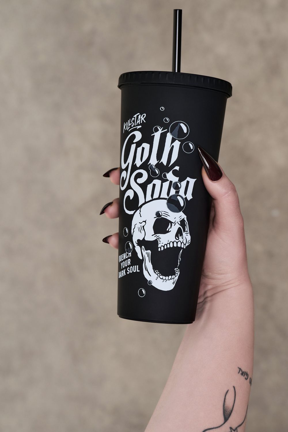 Vaso Goth Soda Cold Brew Cup Killstar