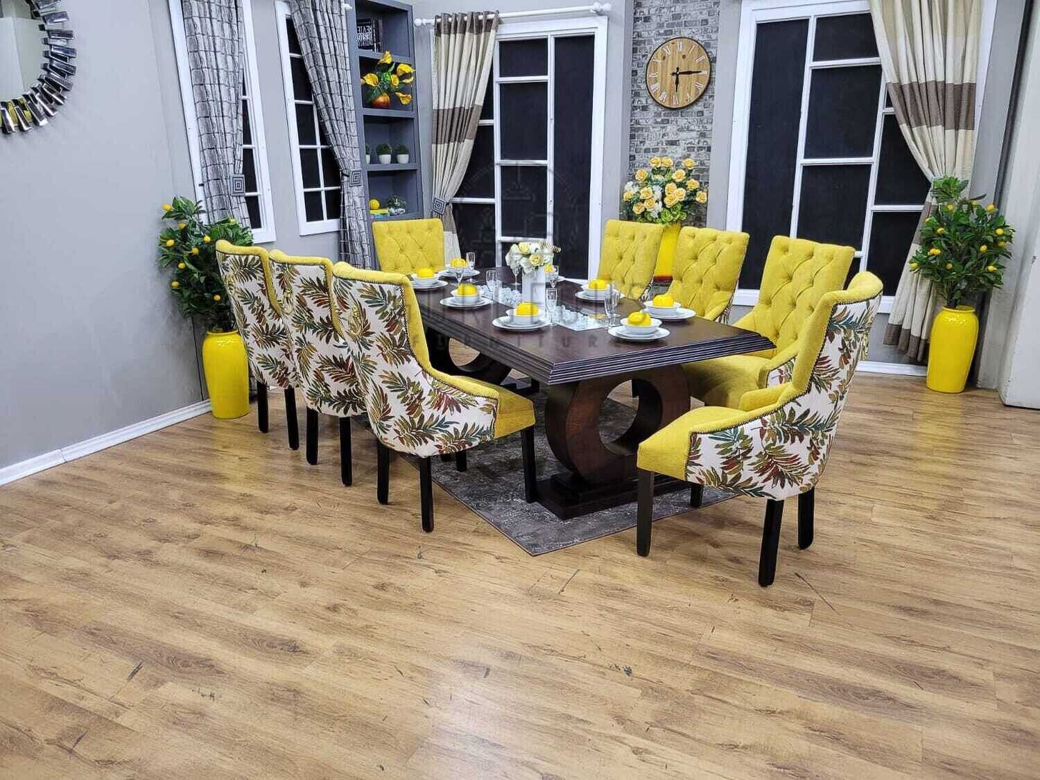 Juliet Dining set (8 SEATER) RING DINING CHAIRS