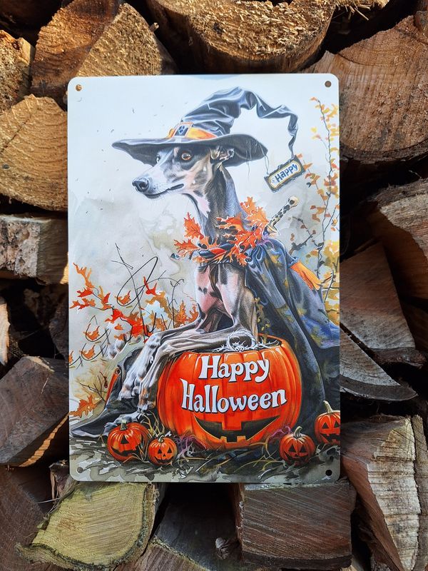 Halloween - metalen plaatje