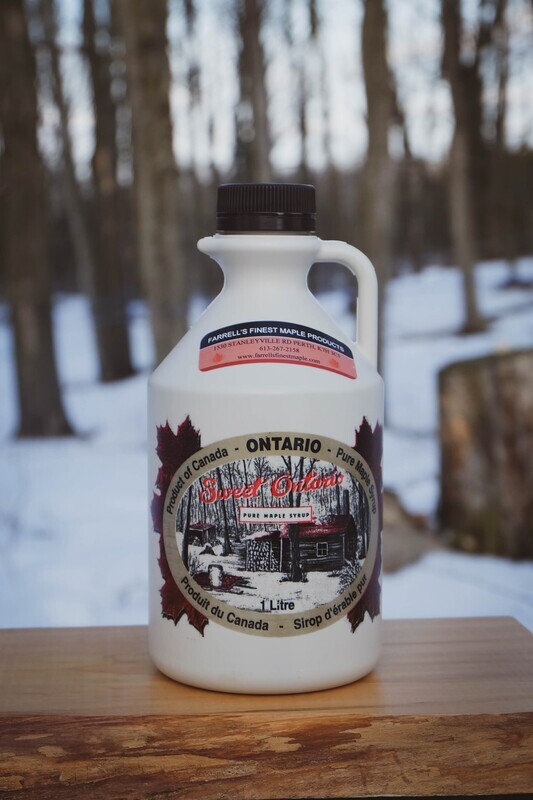Farrell&#39;s Finest Maple - 1 Litre Glass or Plastic Bottle