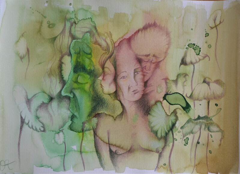 Carte postale &quot;jardin&quot;