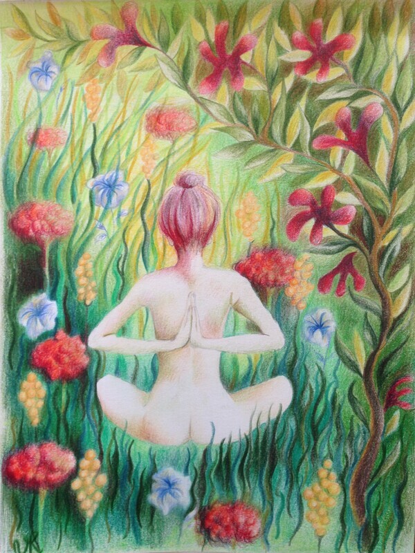 Dessin original &quot;Yoga&quot;