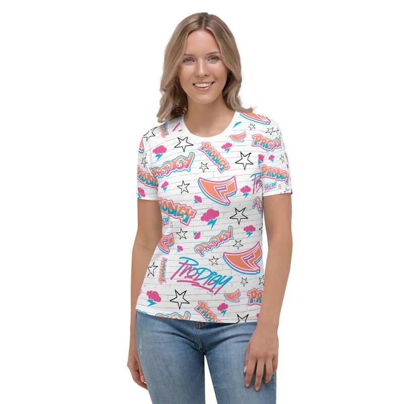 Women's Athletic T-shirt (Prodigy Graffiti) Women's Athletic T-shirt (Prodigy Graffiti)
