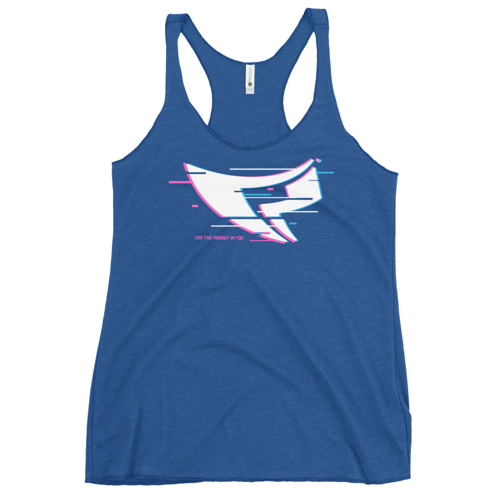 Women's Racerback Tank (Glitch Logo) Women's Racerback Tank (Glitch Logo)