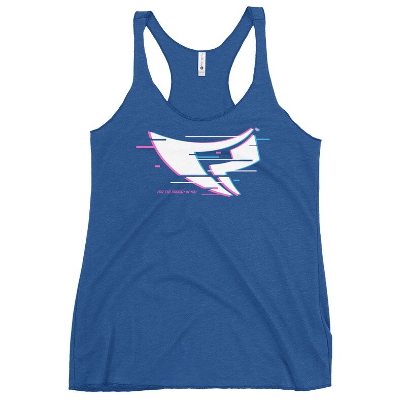 Women's Racerback Tank (Glitch Logo) Women's Racerback Tank (Glitch Logo)