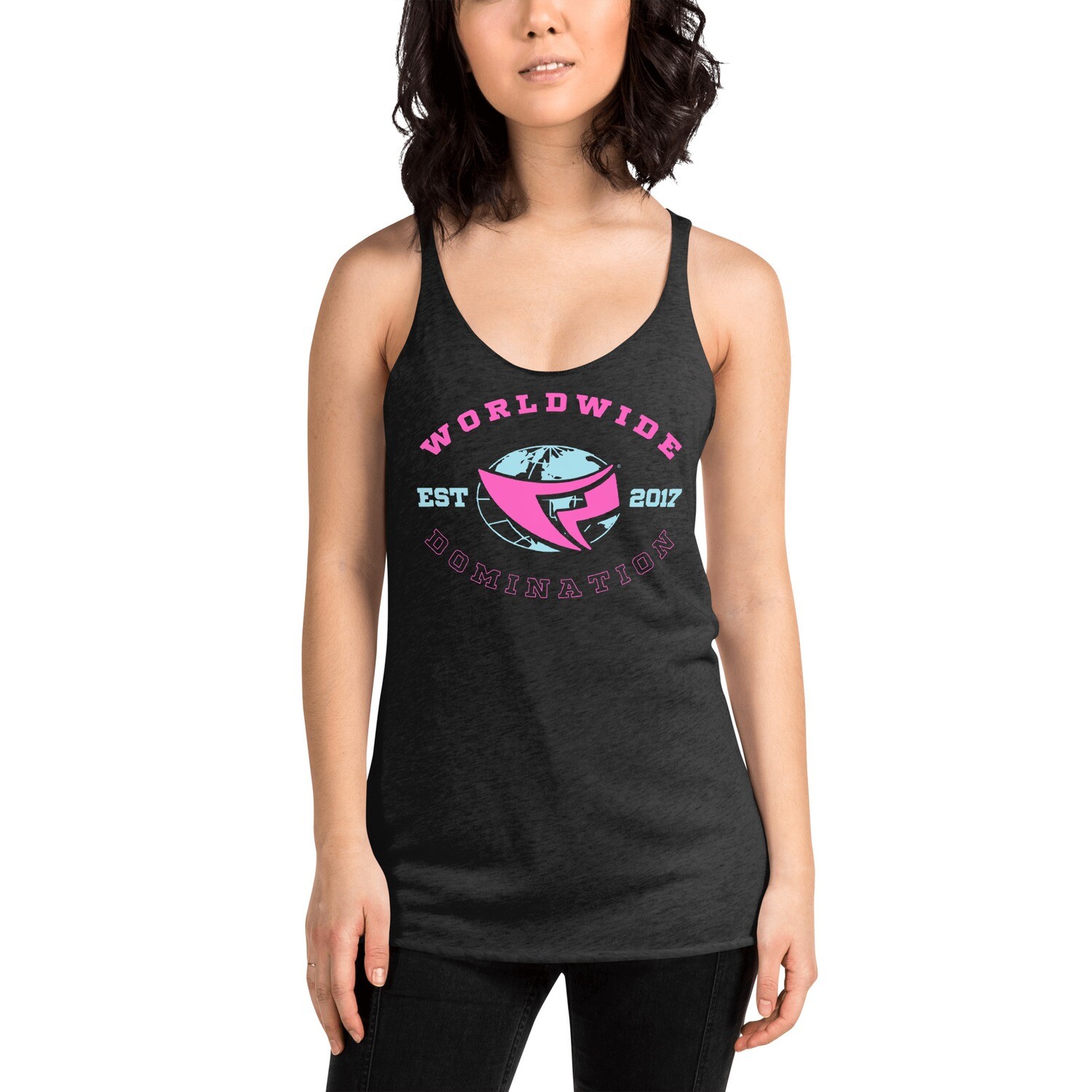 Women's Racerback Tank (Worldwide Domination)
