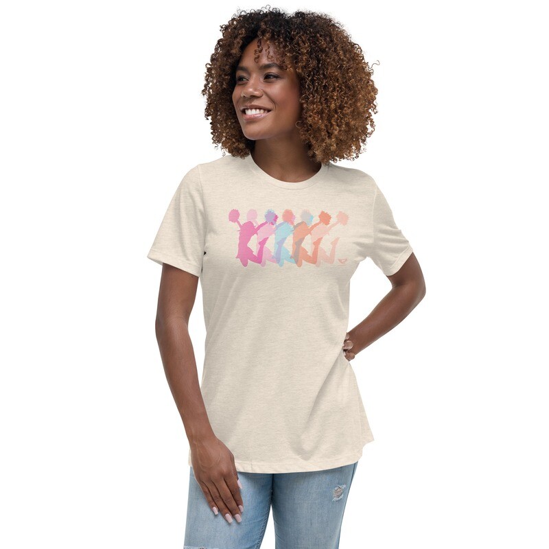 Women's Relaxed T-Shirt (Cheer Pom Trail) Women's Relaxed T-Shirt (Cheer Pom Trail)