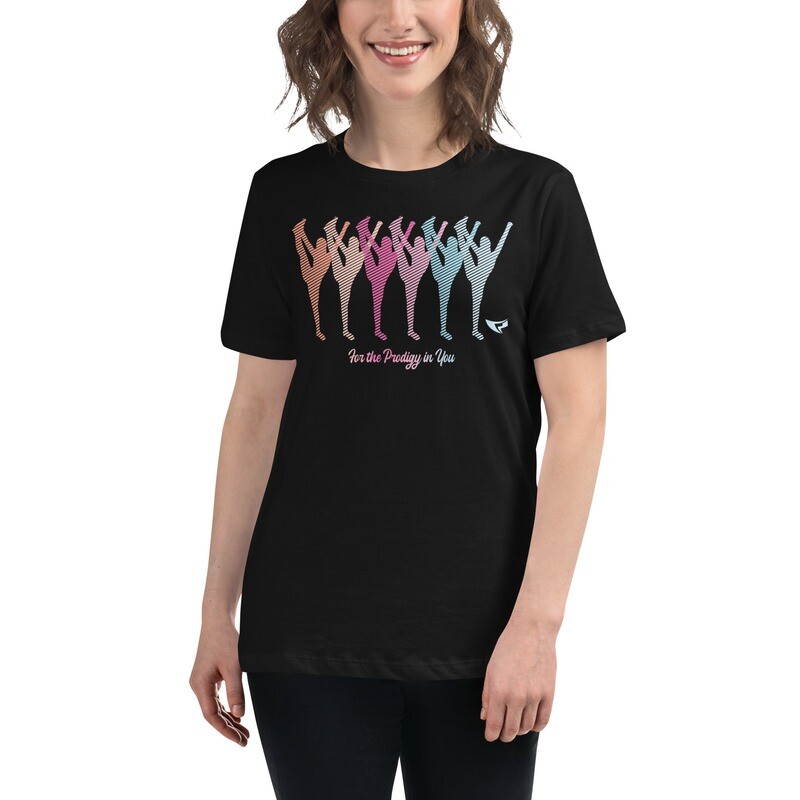 Women's Relaxed Cheer T-Shirt (Heel Stretch) Women's Relaxed Cheer T-Shirt (Heel Stretch)