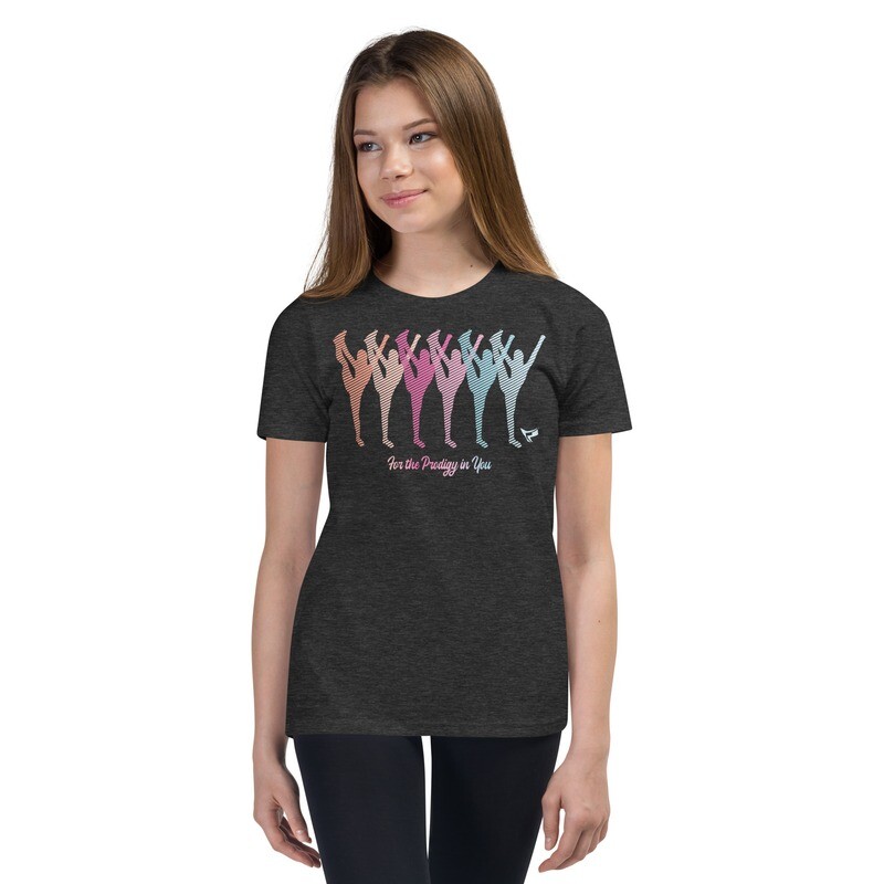 Youth Unisex Cheer Tshirt (Heel Stretch) Youth Unisex Cheer Tshirt (Heel Stretch)