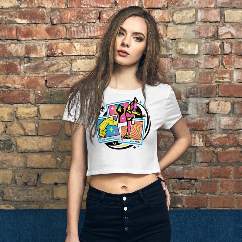 Women’s Crop Tee (Cheer Pose Cards) Women’s Crop Tee (Cheer Pose Cards)