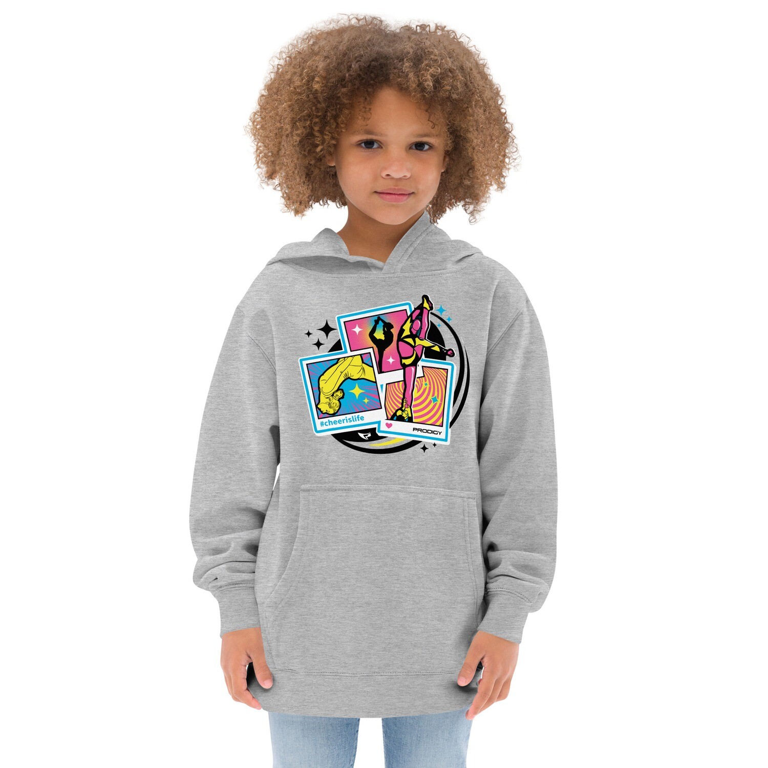 Kids Fleece Hoodie (Cheer Pose Cards) Kids Fleece Hoodie (Cheer Pose Cards)