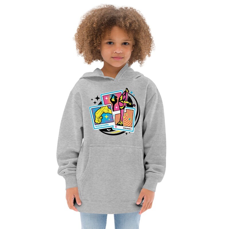 Kids Fleece Hoodie (Cheer Pose Cards) Kids Fleece Hoodie (Cheer Pose Cards)