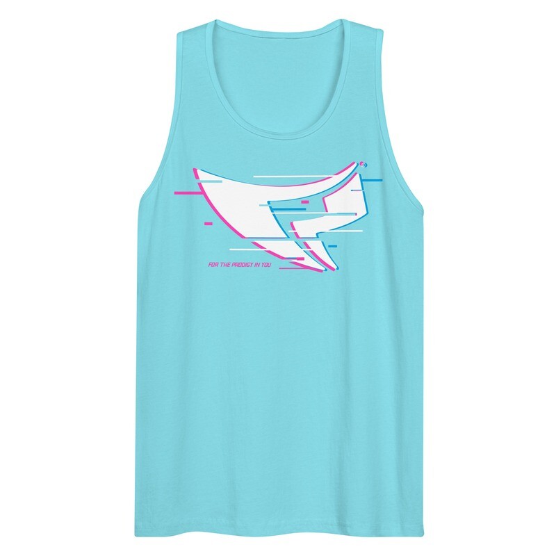 Men’s Premium Tank Top (Glitch Logo) Men’s Premium Tank Top (Glitch Logo)