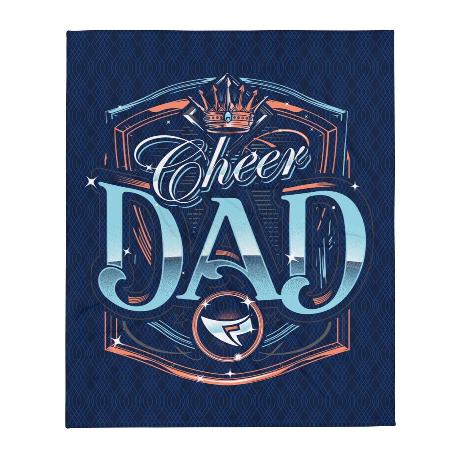 Throw Blanket (Cheer Dad Royal) Throw Blanket (Cheer Dad Royal)