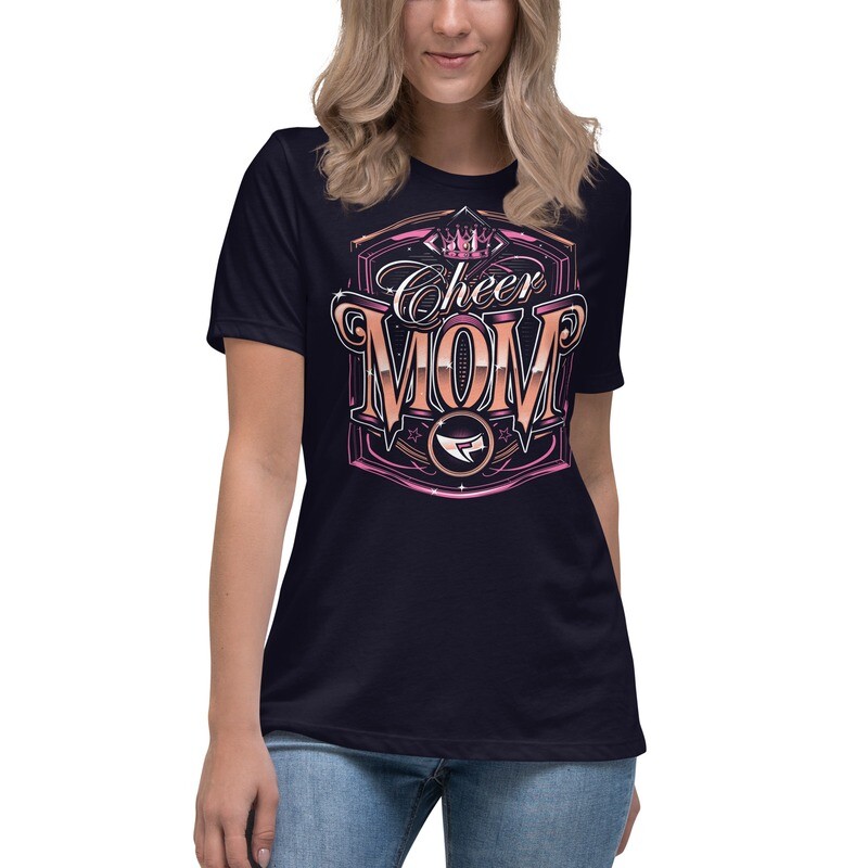 Women's Relaxed T-Shirt (Cheer Mom Royal) Women's Relaxed T-Shirt (Cheer Mom Royal)