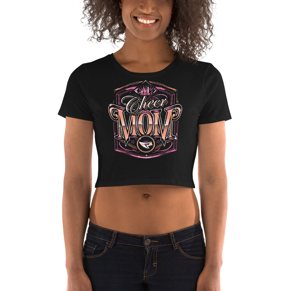 Women’s Crop Tee (Cheer Mom Royal) Women’s Crop Tee (Cheer Mom Royal), Size: XS/SM