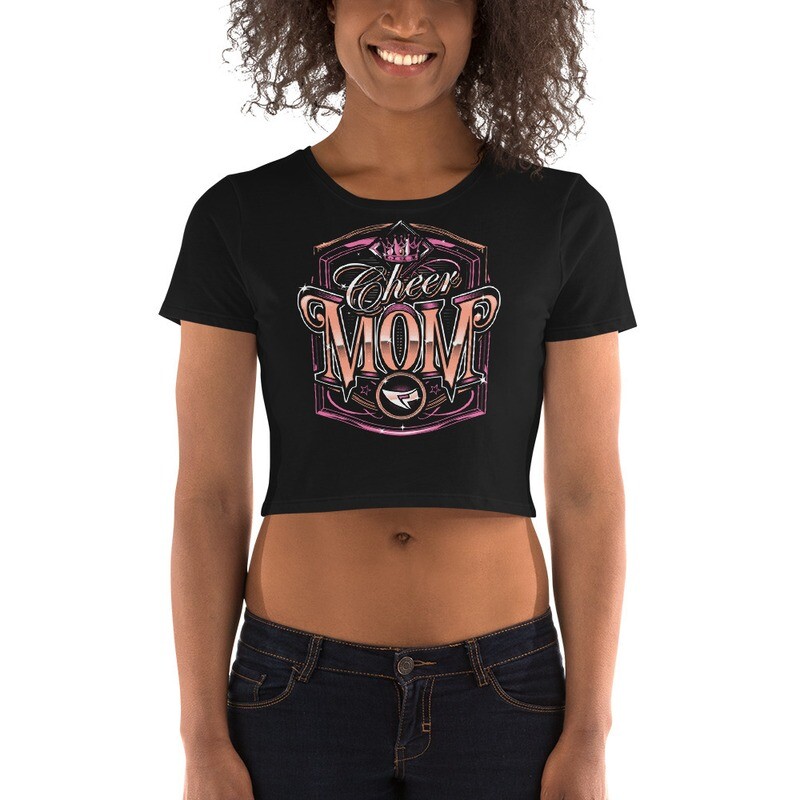 Women’s Crop Tee (Cheer Mom Royal) Women’s Crop Tee (Cheer Mom Royal)