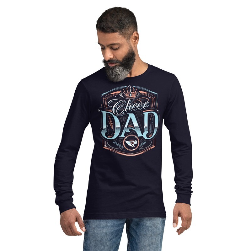 Unisex Long Sleeve Tee (Cheer Dad Royal) Unisex Long Sleeve Tee (Cheer Dad Royal)