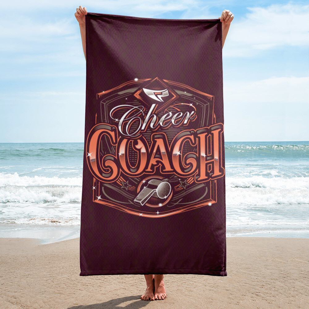 Beach Towel (Cheer Coach Royal)