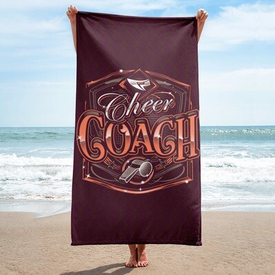 Beach Towel (Cheer Coach Royal)