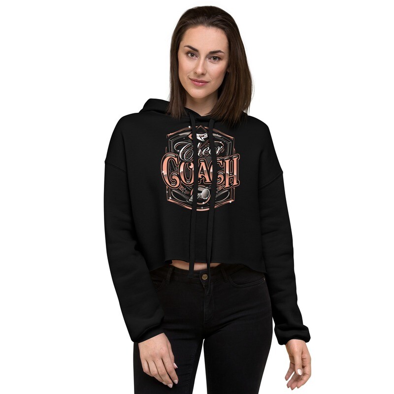 Crop Hoodie (Cheer Coach Royal)