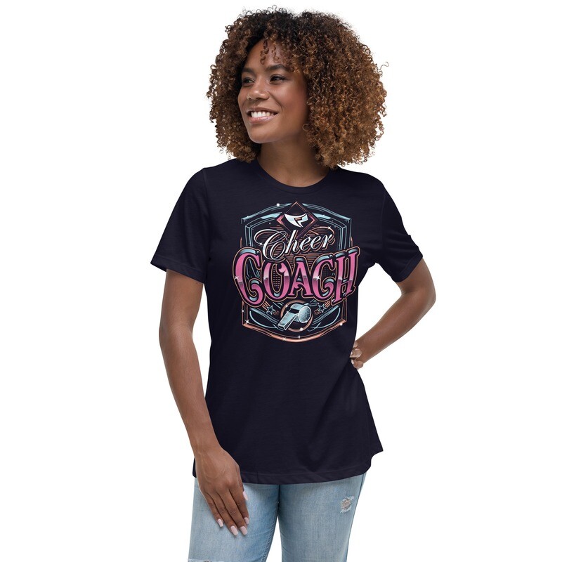 Women's Relaxed T-Shirt (Cheer Coach Royal 2) Women's Relaxed T-Shirt (Cheer Coach Royal 2)