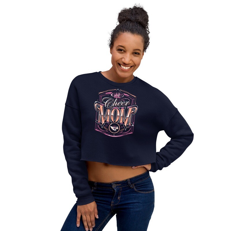 Crop Sweatshirt (Cheer Mom Royal)