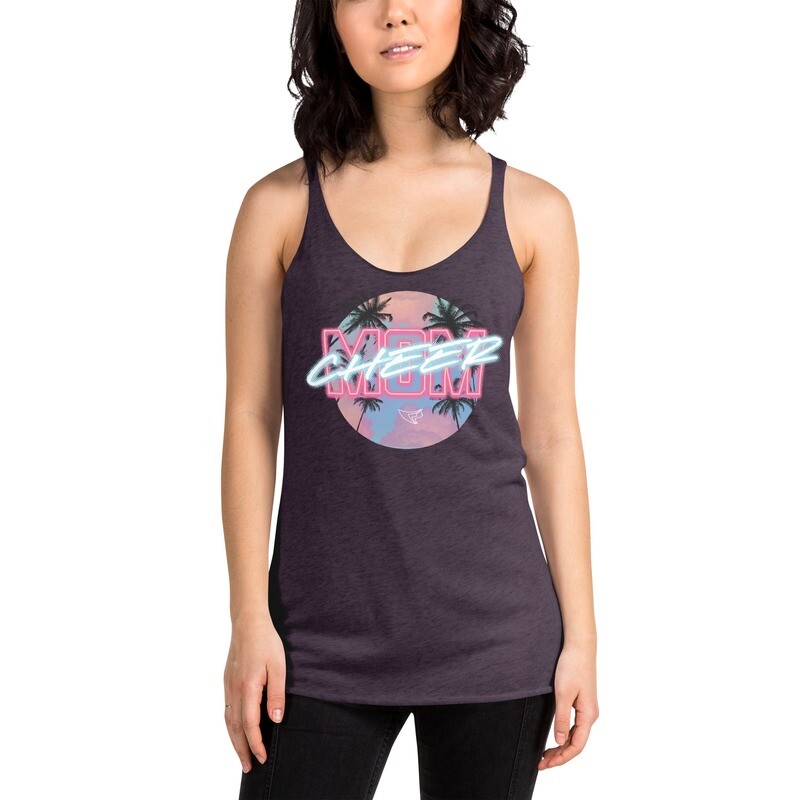 Women's Racerback Tank (Neon Cheer Mom) Women's Racerback Tank (Neon Cheer Mom)