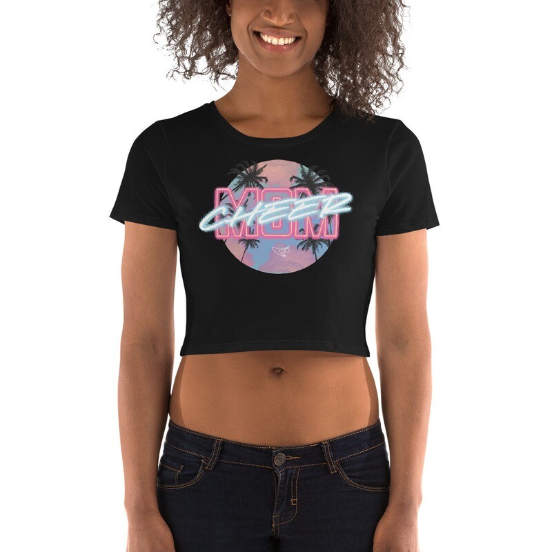 Women’s Crop Tee (Neon Cheer Mom) Women’s Crop Tee (Neon Cheer Mom)