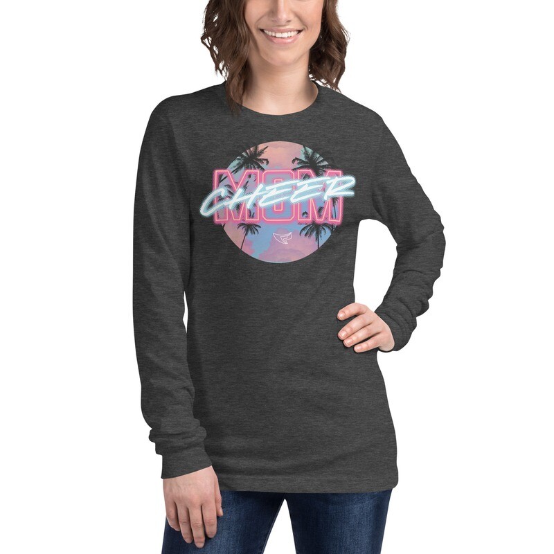 Unisex Long Sleeve Tee (Neon Cheer Mom) Unisex Long Sleeve Tee (Neon Cheer Mom)
