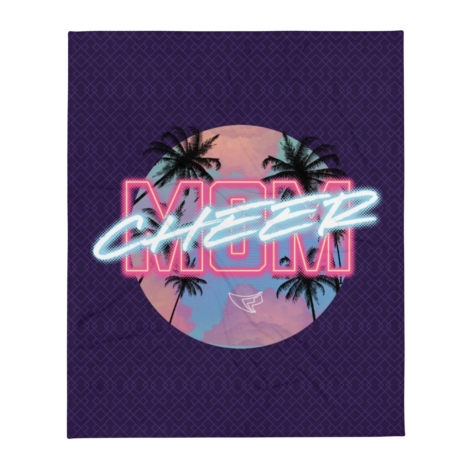 Throw Blanket (Neon Cheer Mom) Throw Blanket (Neon Cheer Mom)