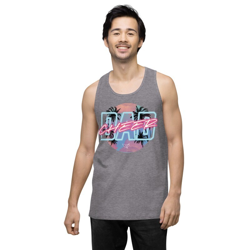 Men’s Premium Tank Top (Neon Cheer Dad) Men’s Premium Tank Top (Neon Cheer Dad)