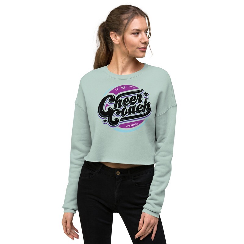 Crop Sweatshirt (Cheer Coach Retro) Crop Sweatshirt (Cheer Coach Retro)
